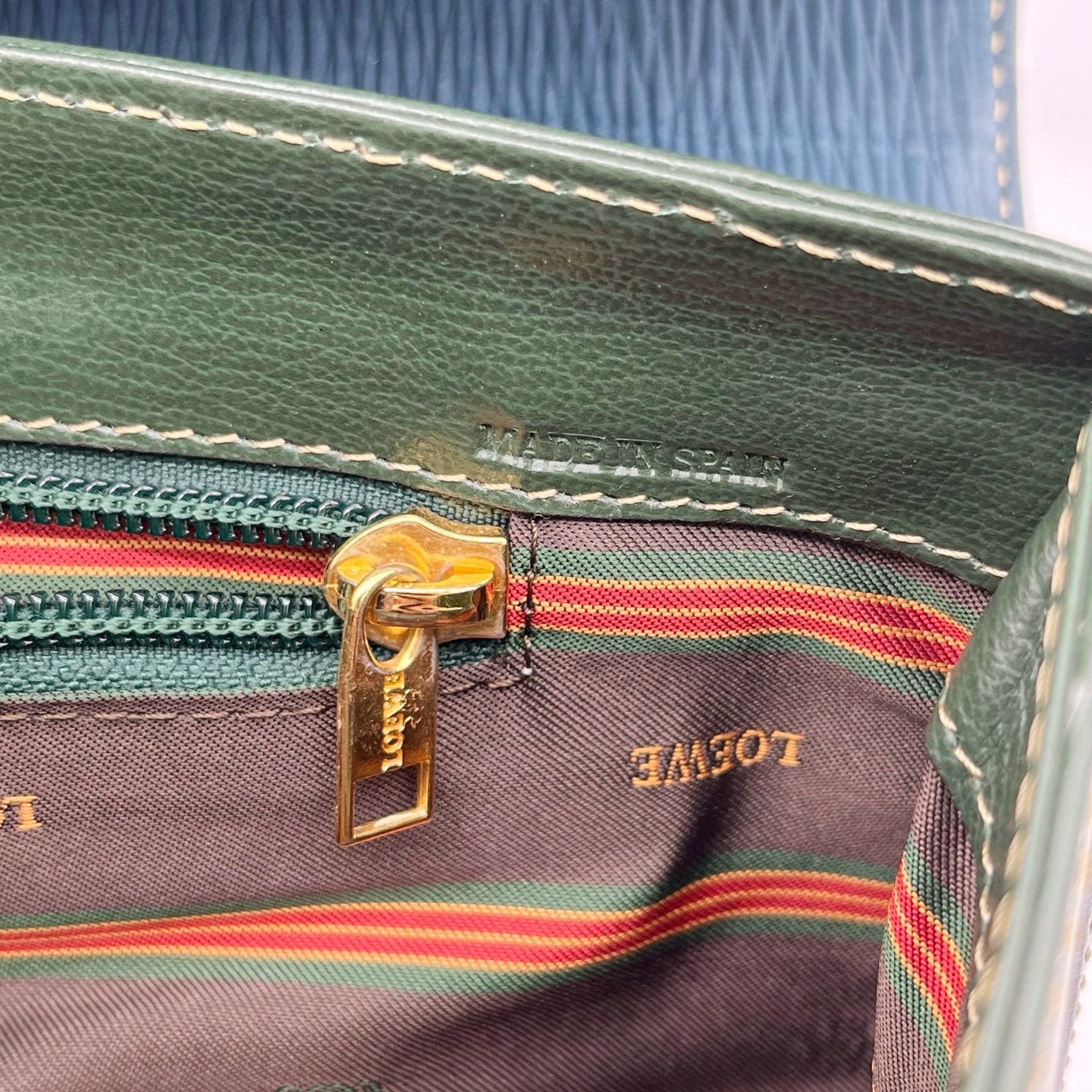 Loewe Velazquez Colorblock Leather Shoulder bag [Used]