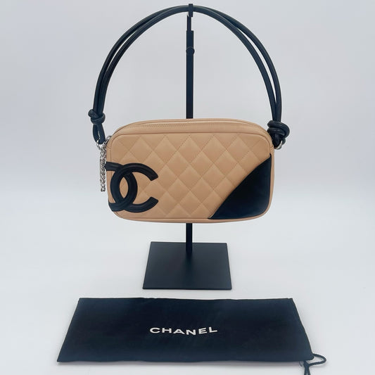 Chanel Cambon Beige Small Shoulder Bag [Used]