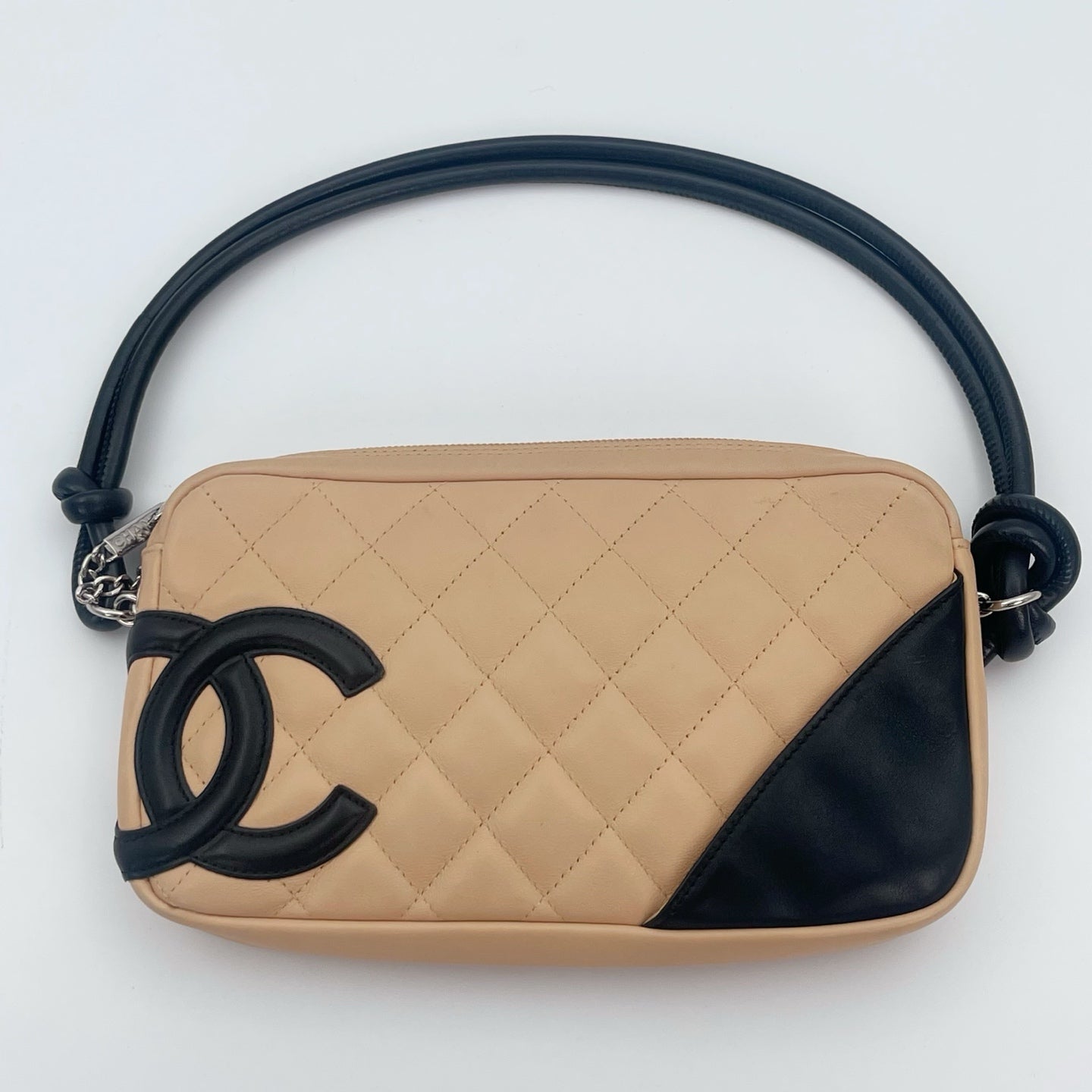 Chanel Cambon Beige Small Shoulder Bag [Used]