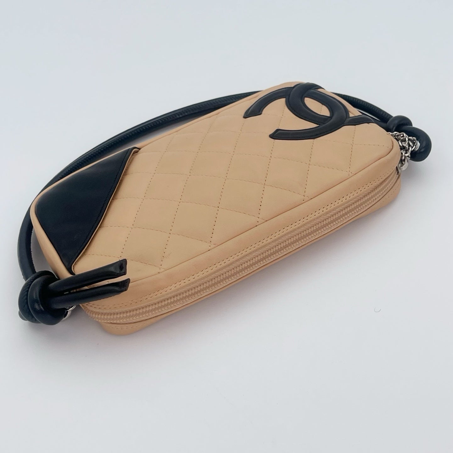Chanel Cambon Beige Small Shoulder Bag [Used]