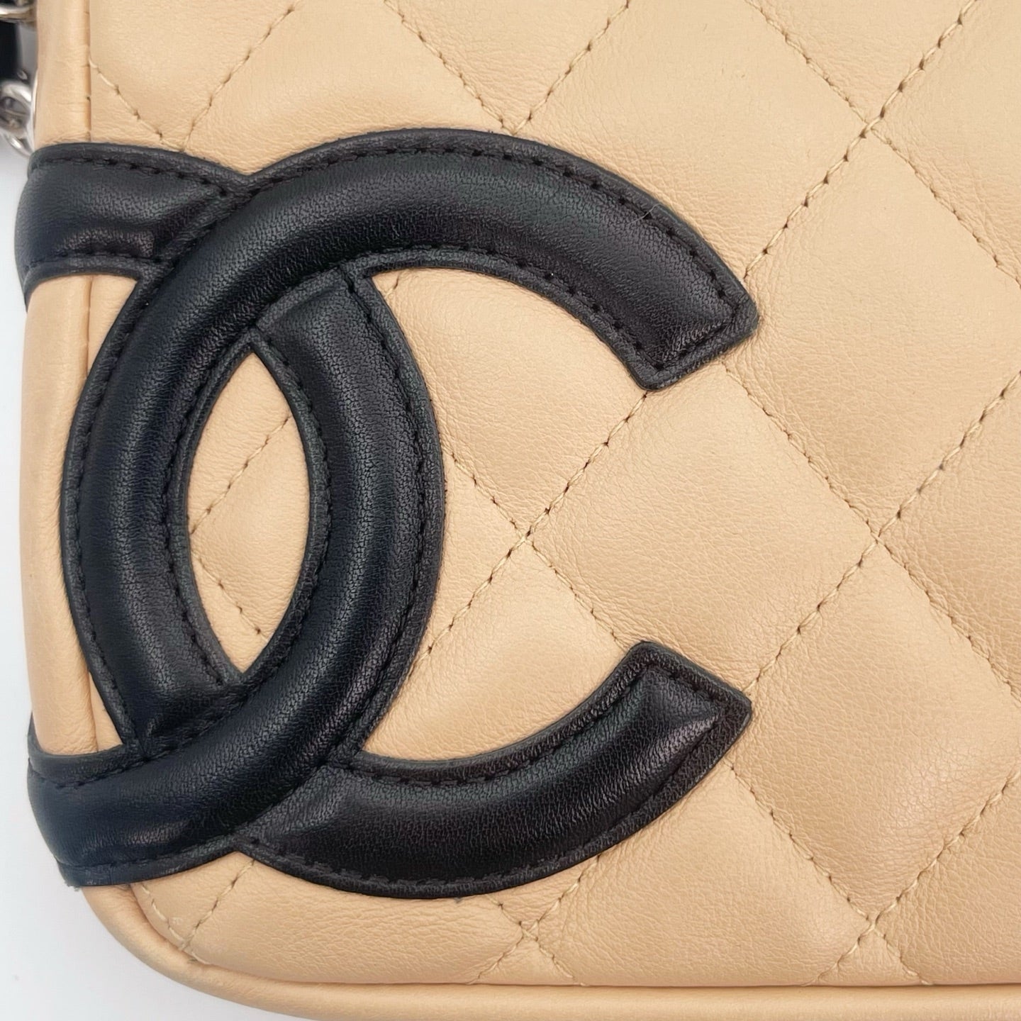 Chanel Cambon Beige Small Shoulder Bag [Used]