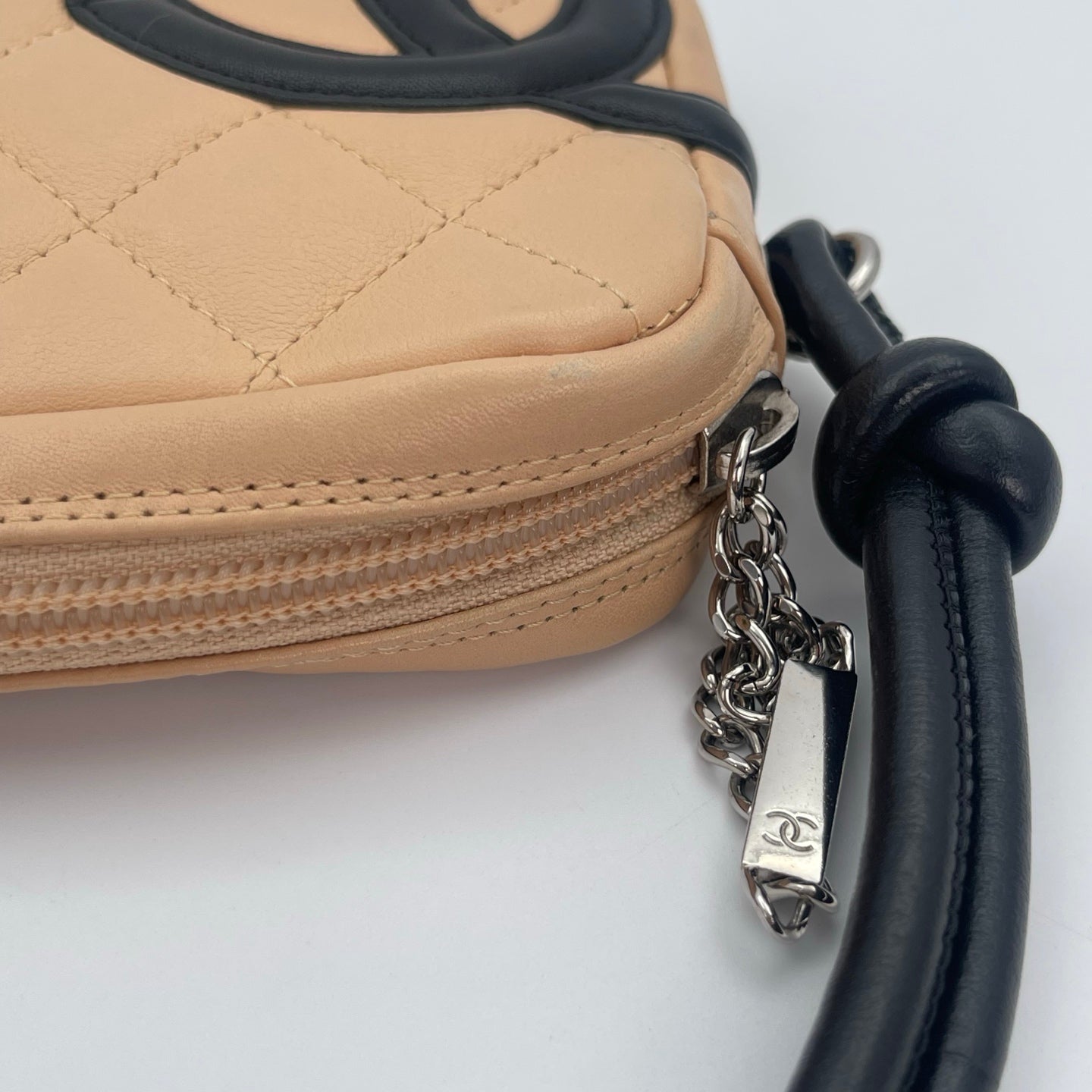 Chanel Cambon Beige Small Shoulder Bag [Used]