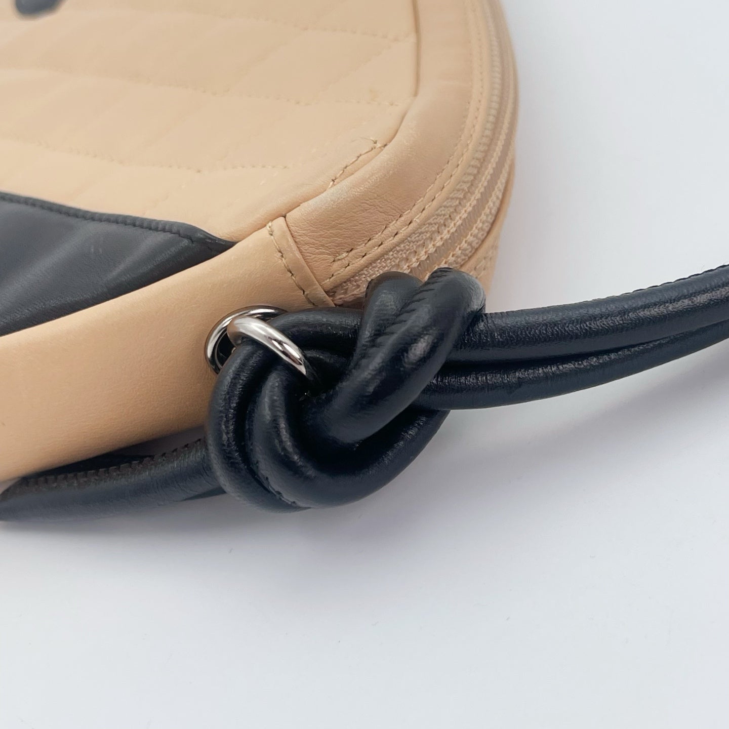Chanel Cambon Beige Small Shoulder Bag [Used]
