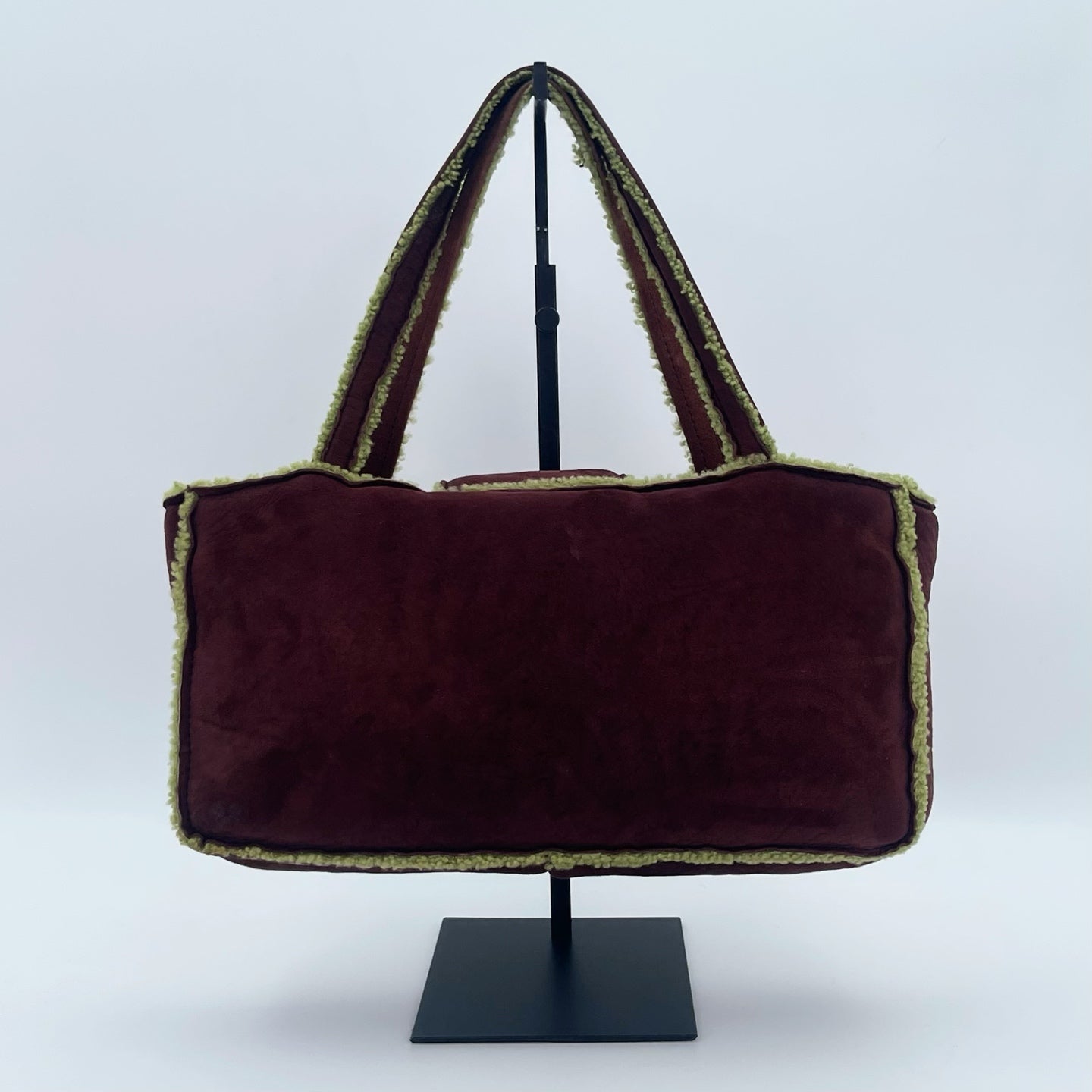 Chanel Brown Mouton Tote Handbag [Used]