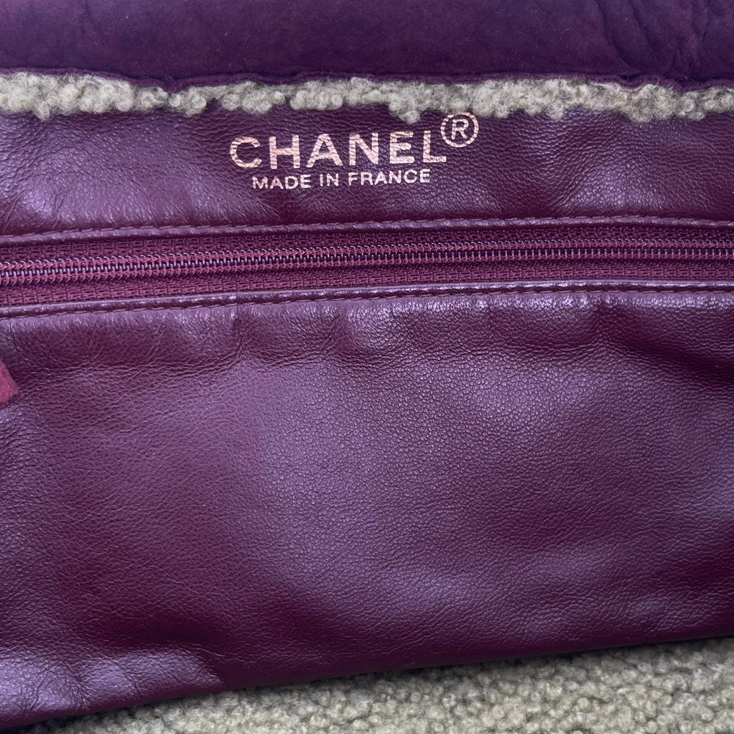 Chanel Brown Mouton Tote Handbag [Used]