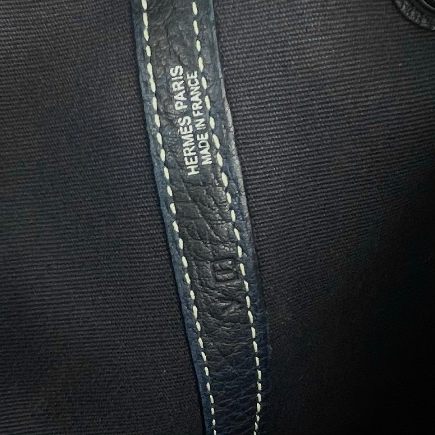 Hermès Blue Canvas Garden Party 36 TPM Tote Bag [Used]