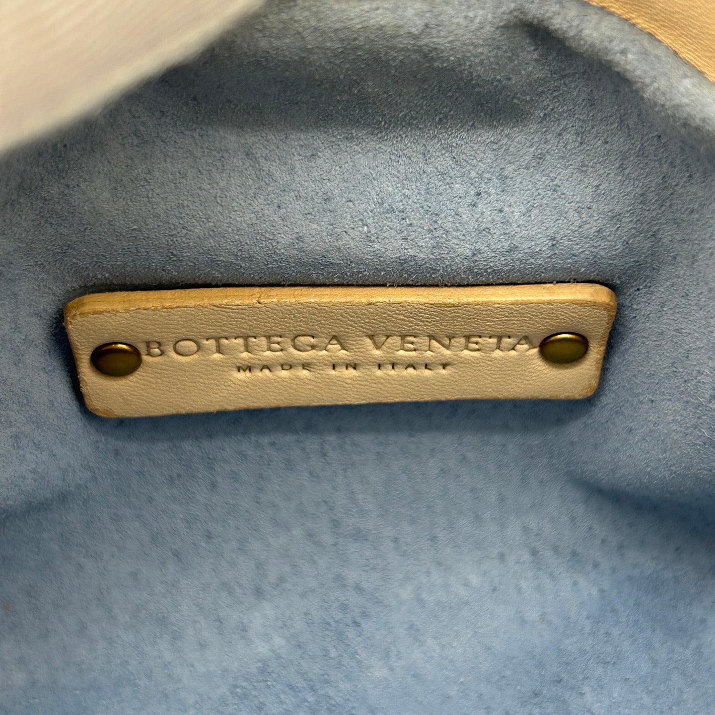 Bottega Veneta Beige Intrecciato Leather Shoulder Bag [Used]