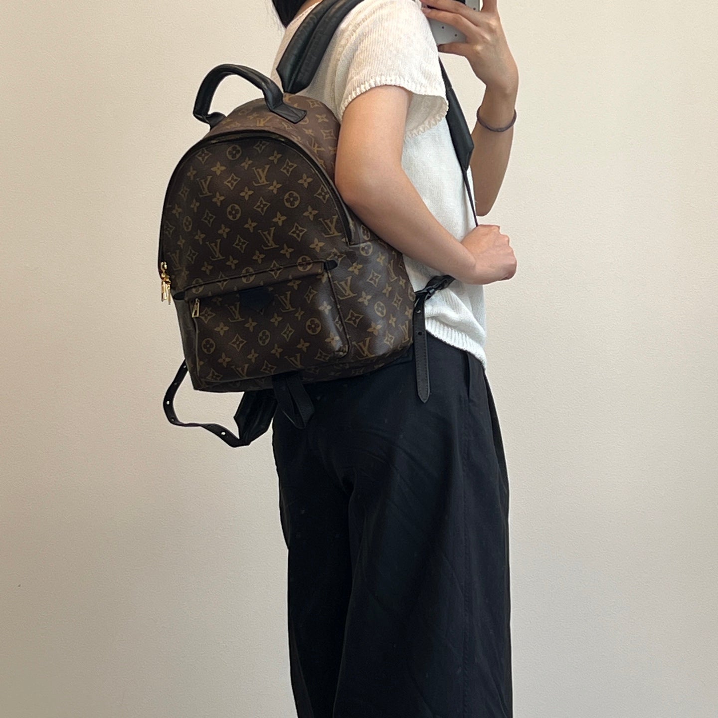 Louis Vuitton Monogram Palm Springs Backpack [Used]