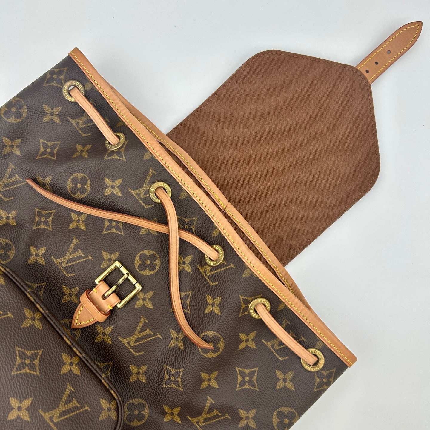 Louis Vuitton Monogram Montsouris MM Backpack [Used]