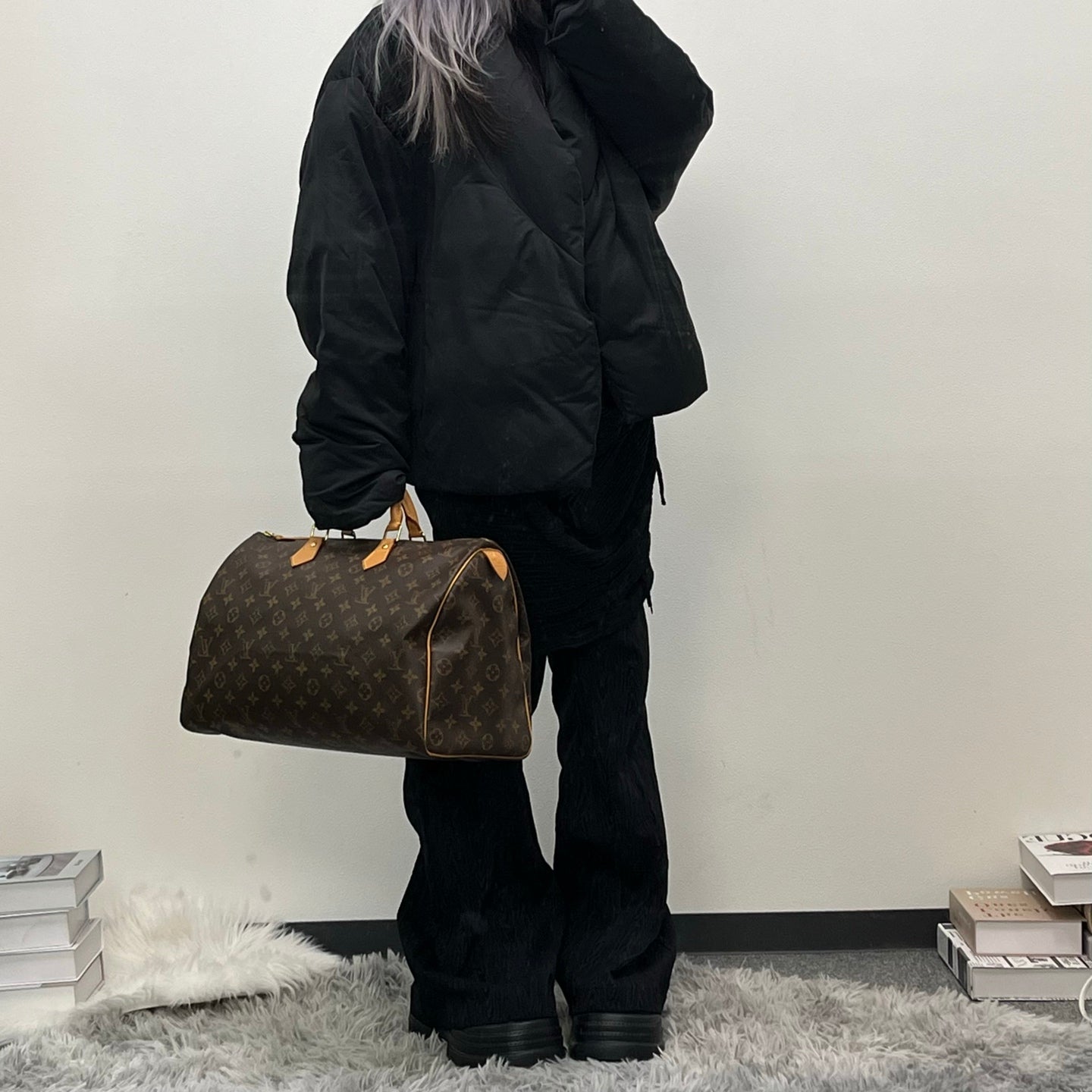 Louis Vuitton Monogram Speedy 40 Travel Bag [Used]