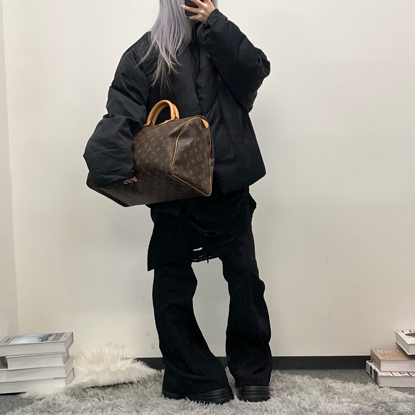 Louis Vuitton Monogram Speedy 40 Travel Bag [Used]