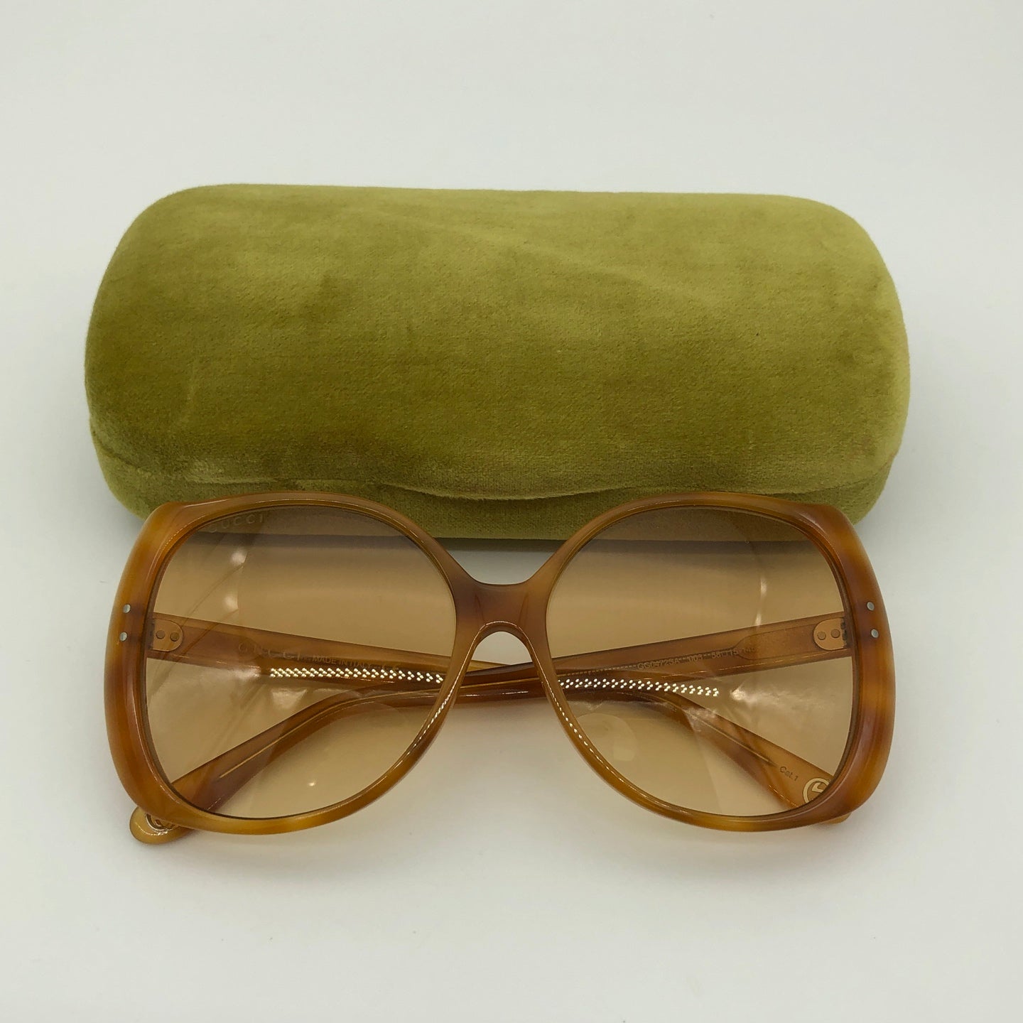 Gucci Light Brown Sunglasses with Case [Used]