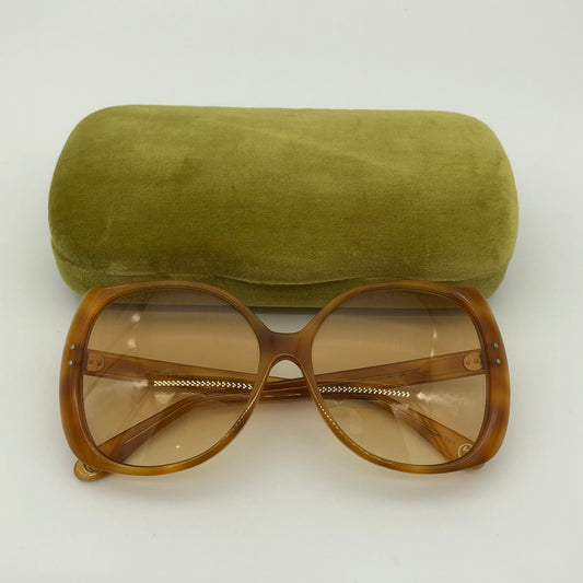 Gucci Light Brown Sunglasses with Case [Used]