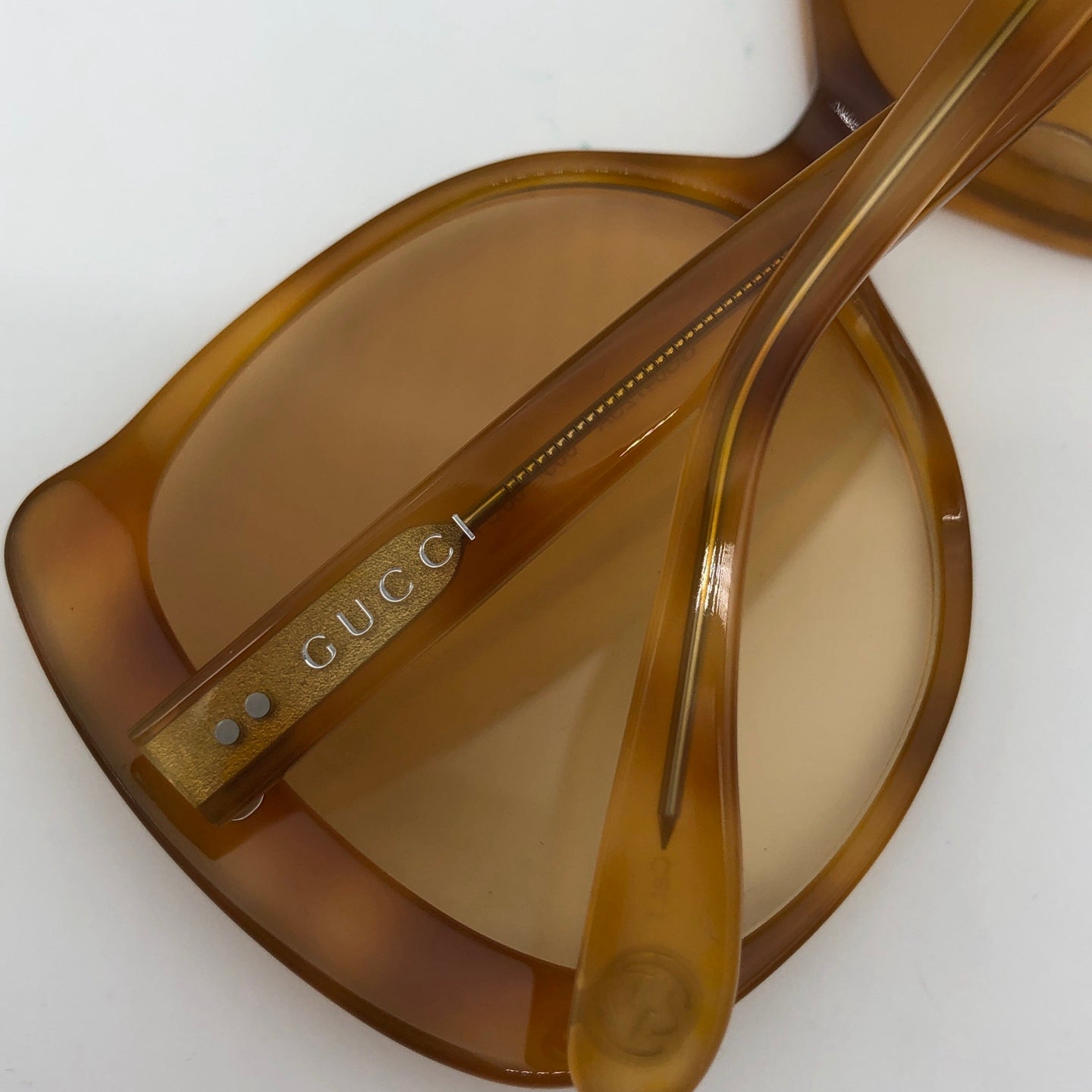 Gucci Light Brown Sunglasses with Case [Used]