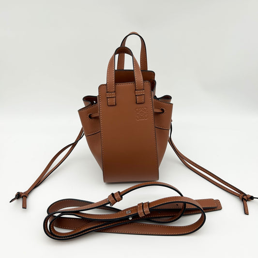 Loewe Hammock Mini Caramel Leather Shoulder Crossbody Bag [Used]