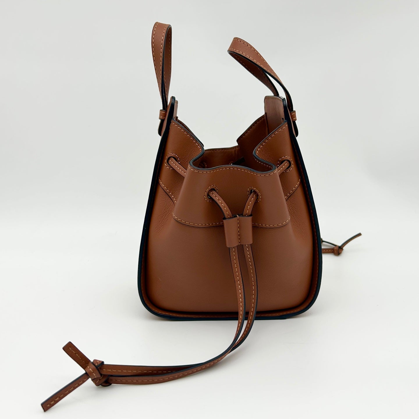 Loewe Hammock Mini Caramel Leather Shoulder Crossbody Bag [Used]