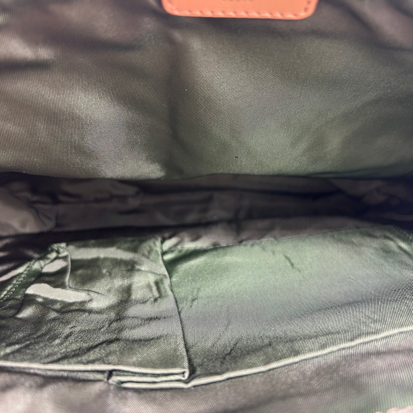 Dior Green Trotter Canvas Tote Bag [Used]