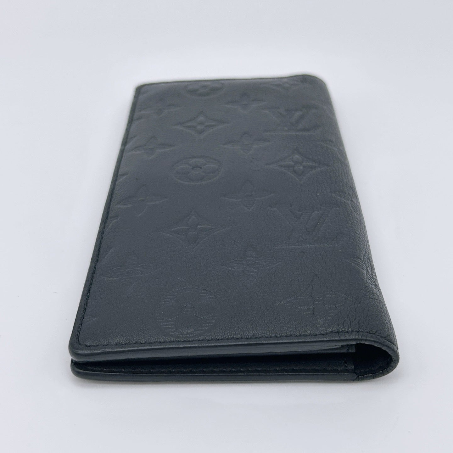 Louis Vuitton Black Monogram Empreinte Leather Long Wallet [Used]