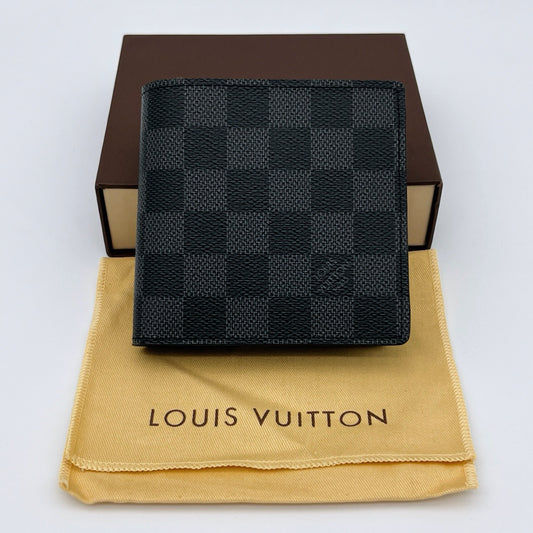 Louis Vuitton Damier Graphite Bi-Fold Wallet 11 cm [Unused]
