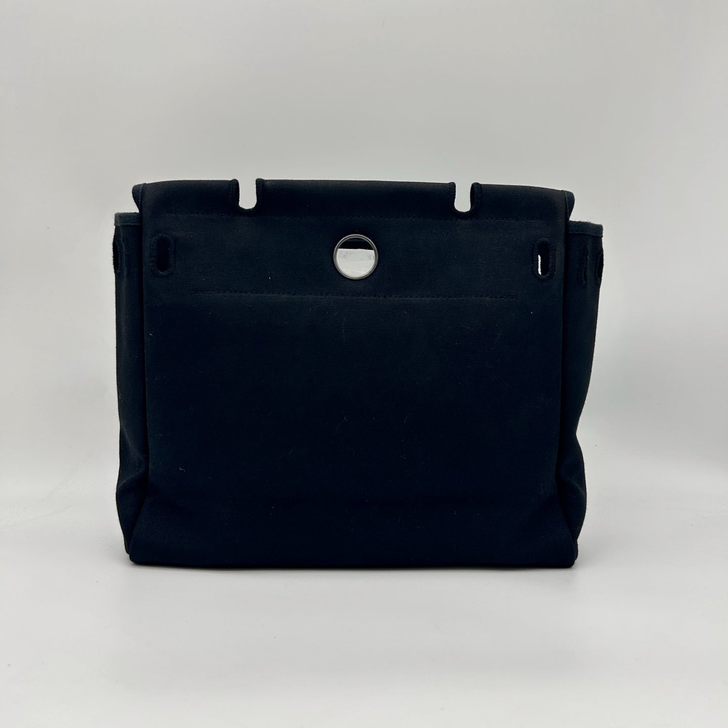 Hermès Herbag PM Beige Canvas with Leather Trim 2Way Bag [Used]