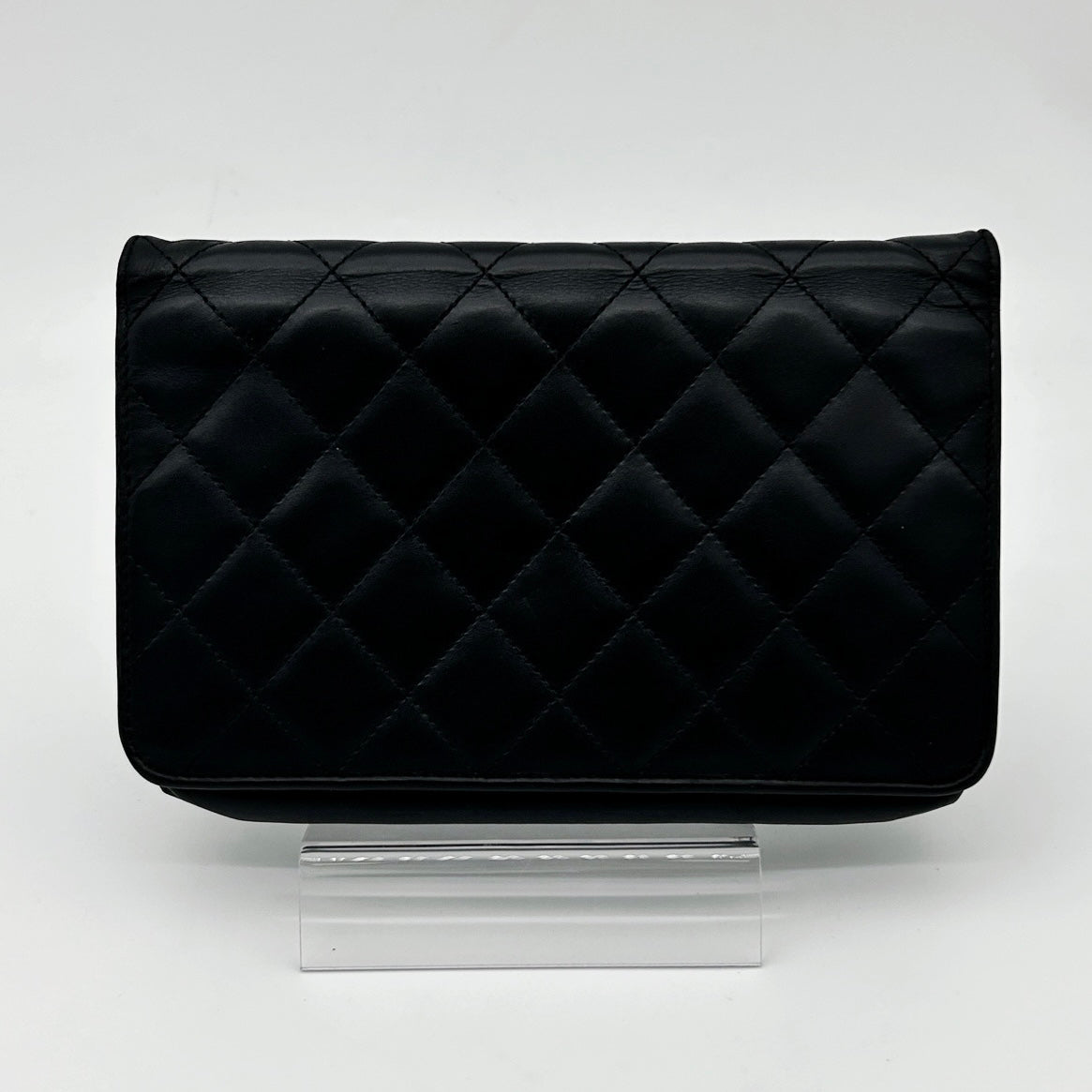 Chanel Black Cambon Quilted WOC Chain Wallet Bag [Used]