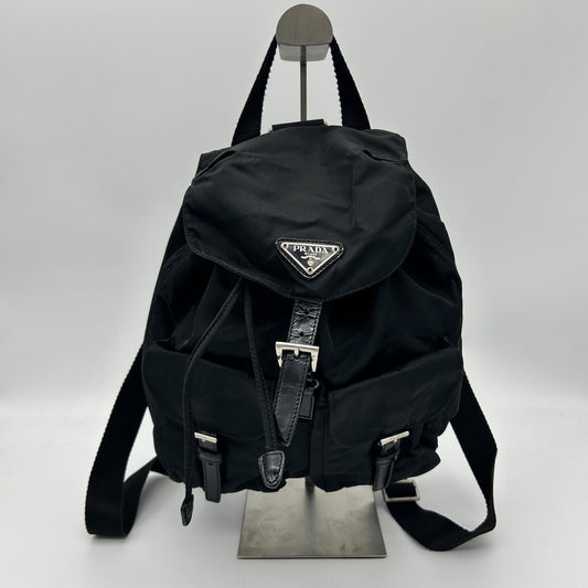 Prada Black Nylon Small Backpack [Used]