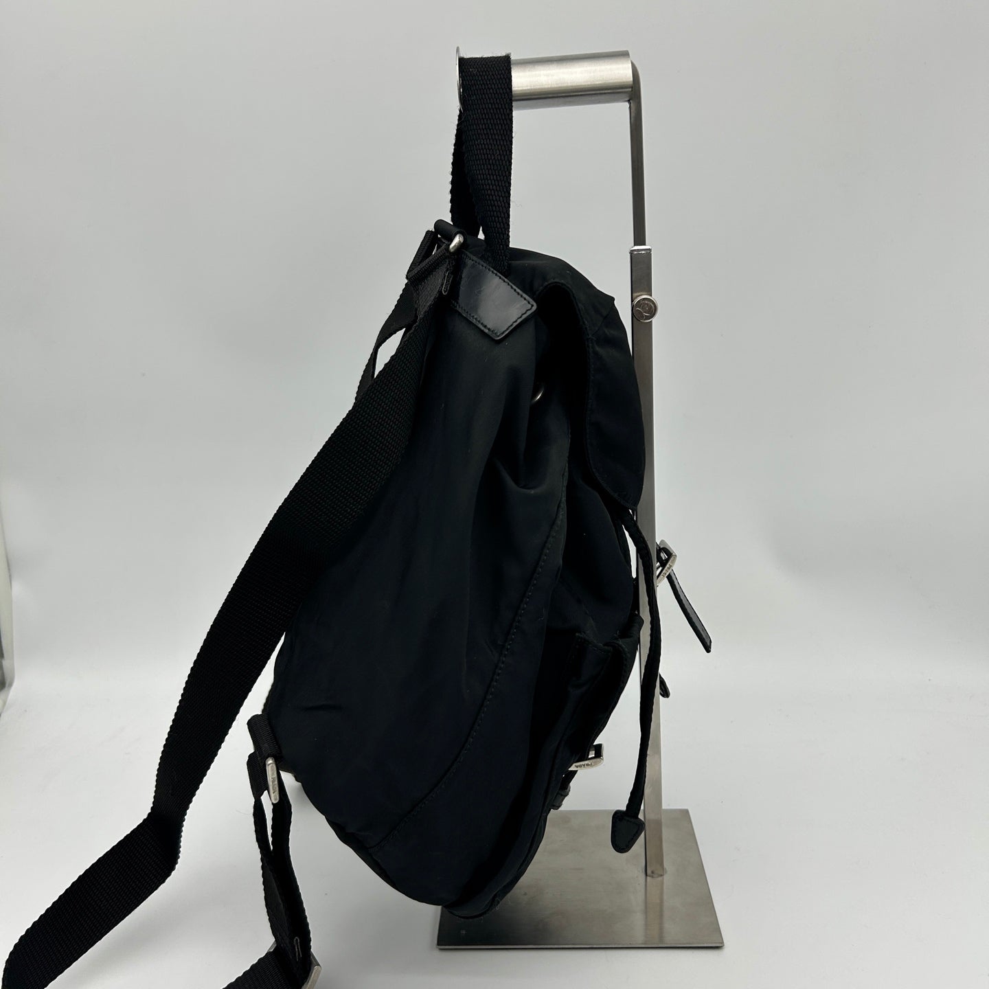Prada Black Nylon Small Backpack [Used]