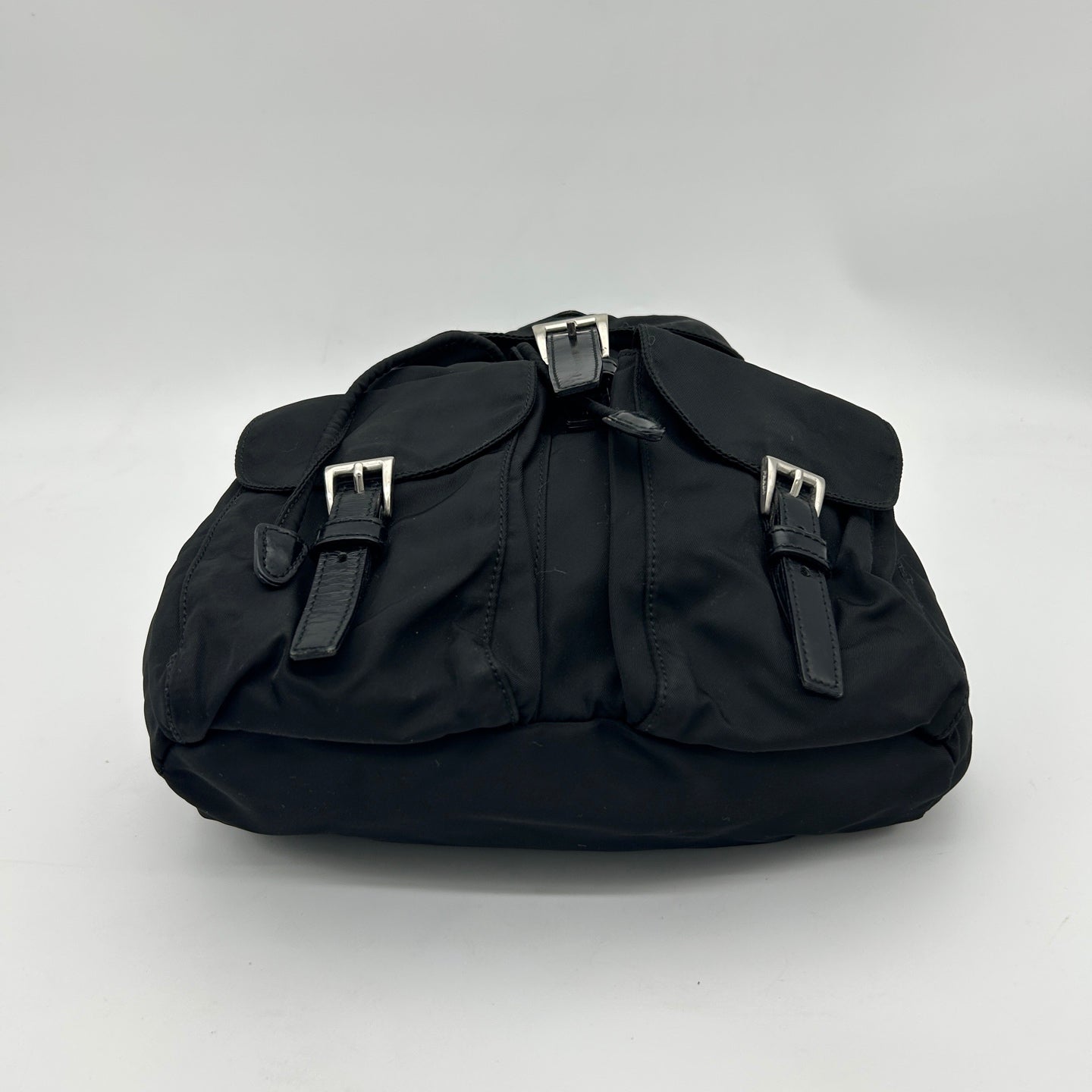 Prada Black Nylon Small Backpack [Used]