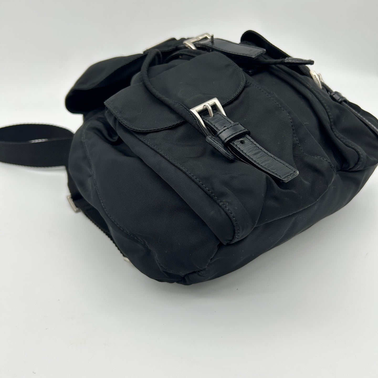 Prada Black Nylon Small Backpack [Used]