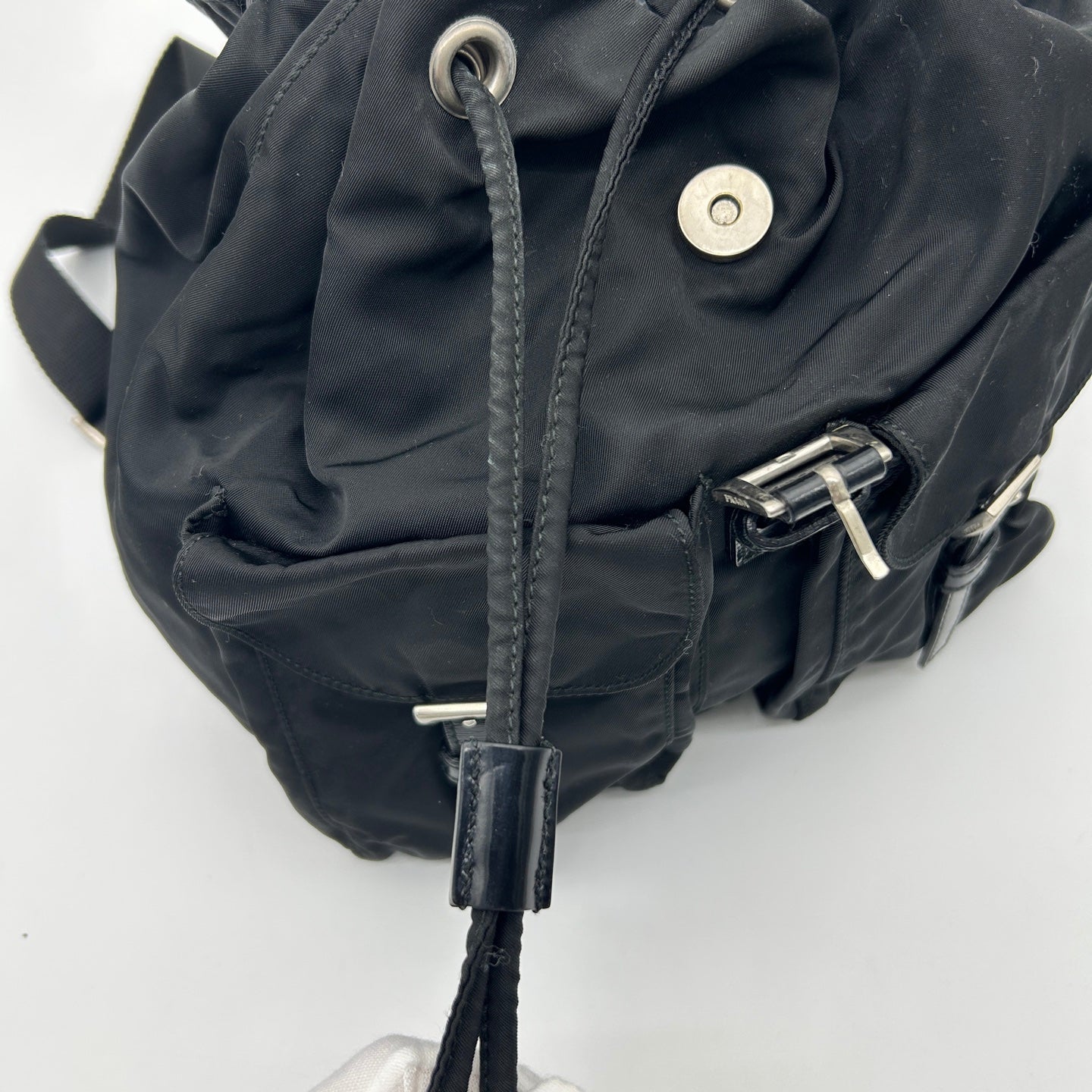 Prada Black Nylon Small Backpack [Used]