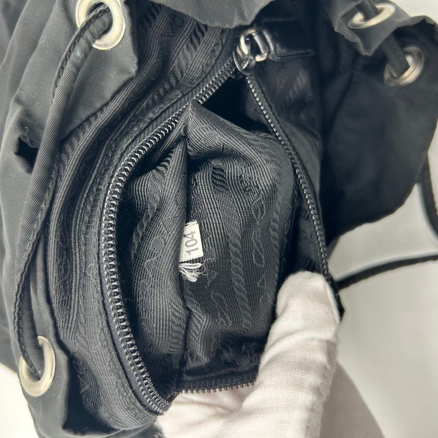 Prada Black Nylon Small Backpack [Used]
