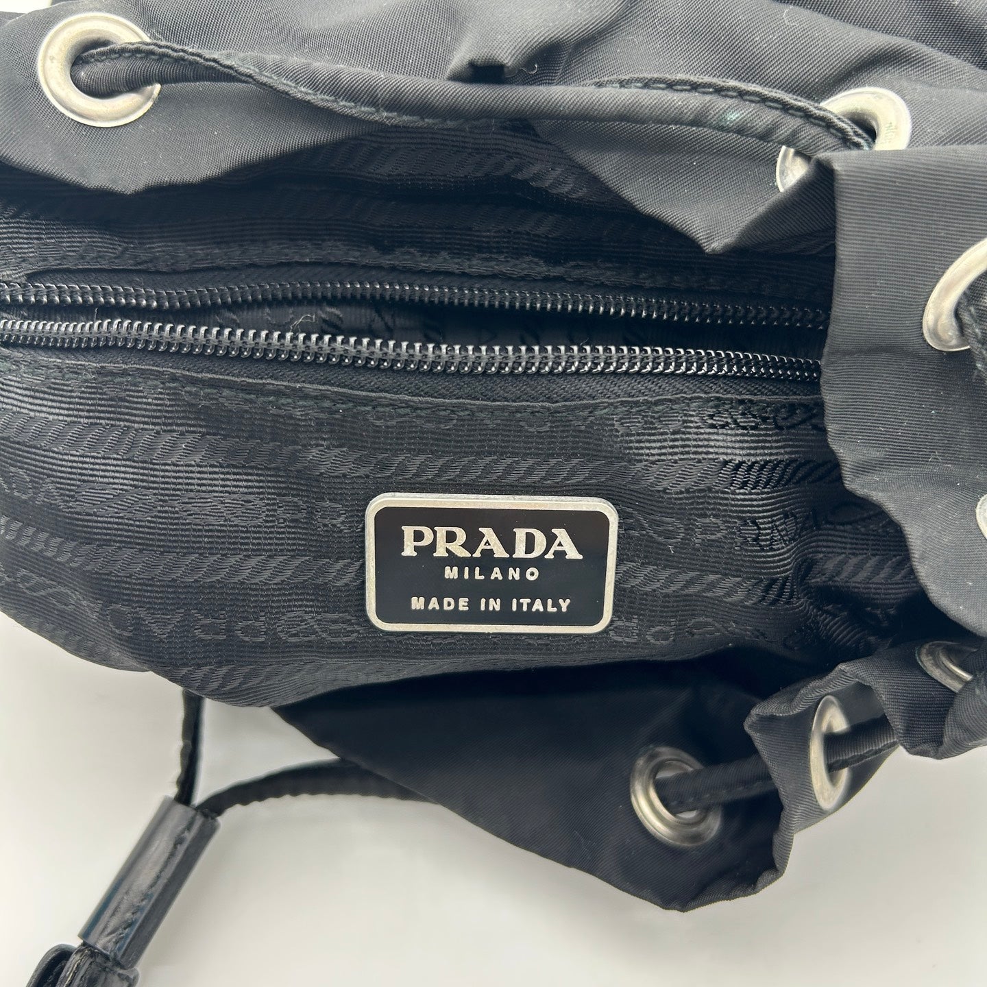 Prada Black Nylon Small Backpack [Used]