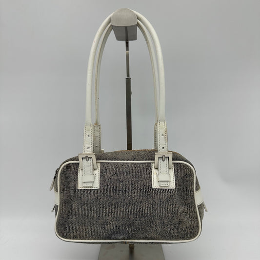 Fendi Denim Leather Shoulder Bag [Used]