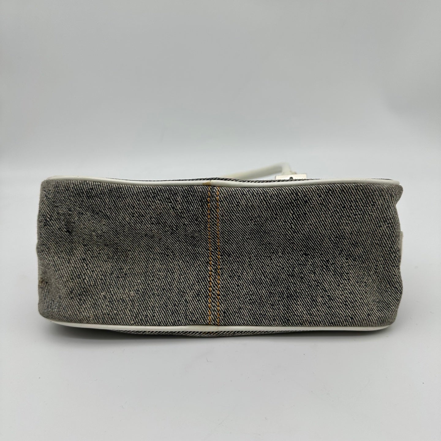 Fendi Denim Leather Shoulder Bag [Used]