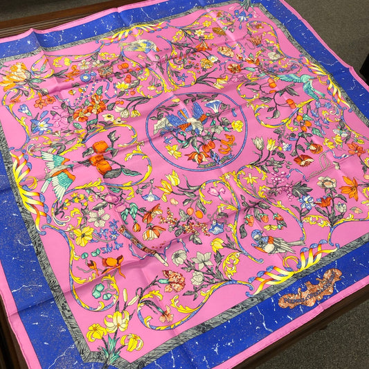 Hermès “Pierres d’Orient et d’Occident” Silk Scarf [Used]