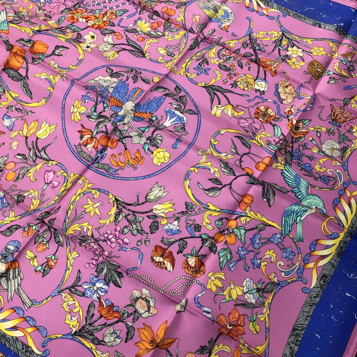 Hermès “Pierres d’Orient et d’Occident” Silk Scarf [Used]