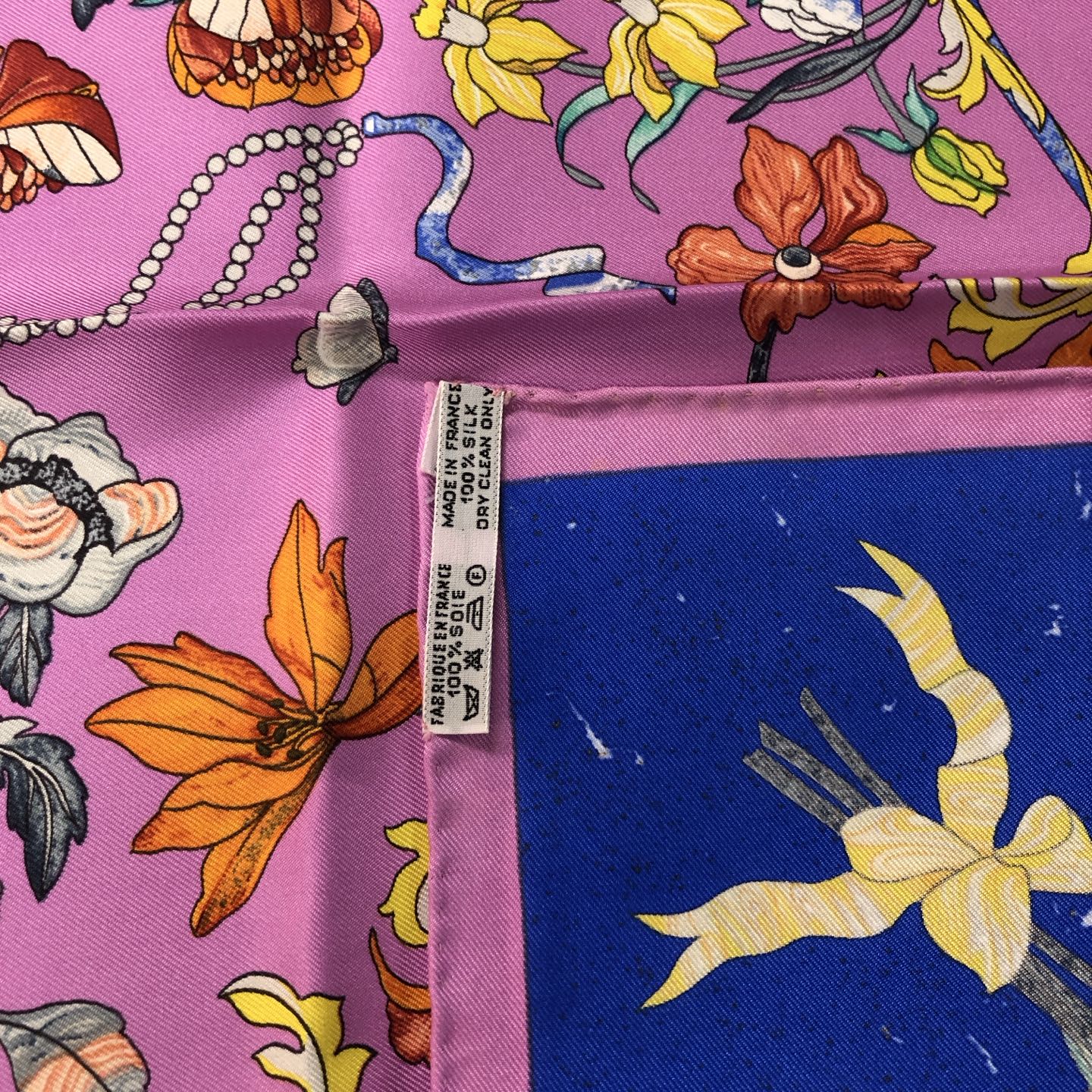 Hermès “Pierres d’Orient et d’Occident” Silk Scarf [Used]
