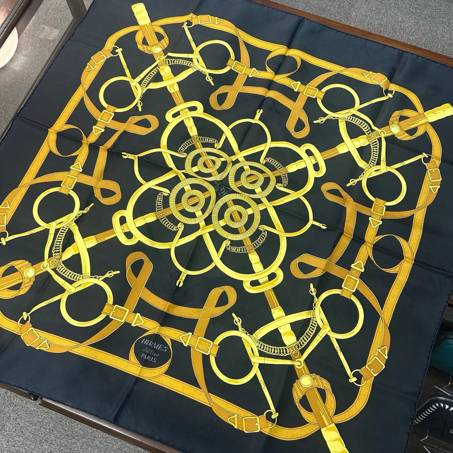Hermès “Eperon d’Or” Silk Scarf [Used]