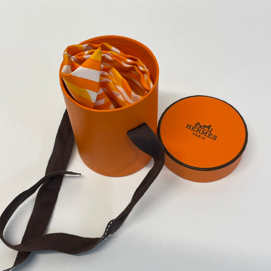 Hermès Orange Silk Twilly [Used]