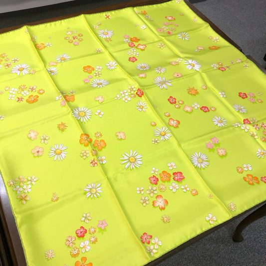 Hermès “Flower Power” Silk Scarf [Used]