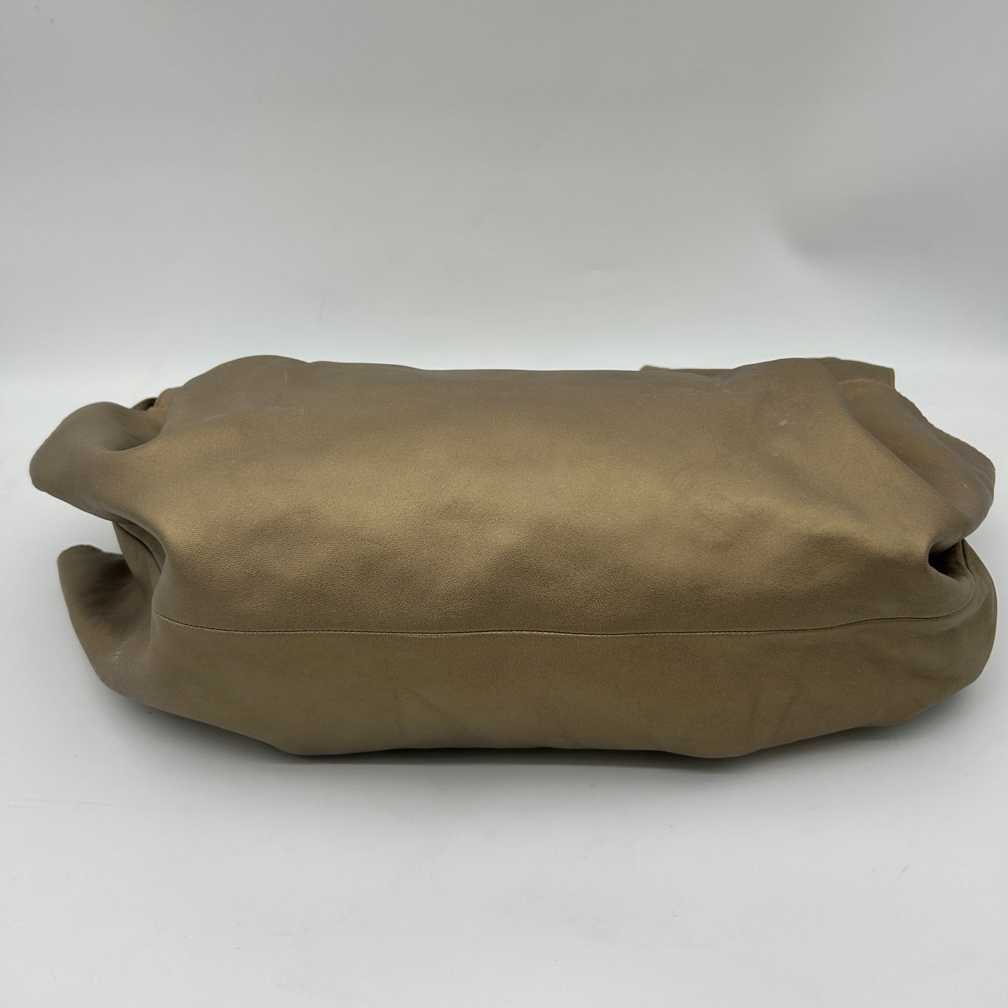 Loewe Aire Nappa Leather Champagne Gold Handbag [Used]