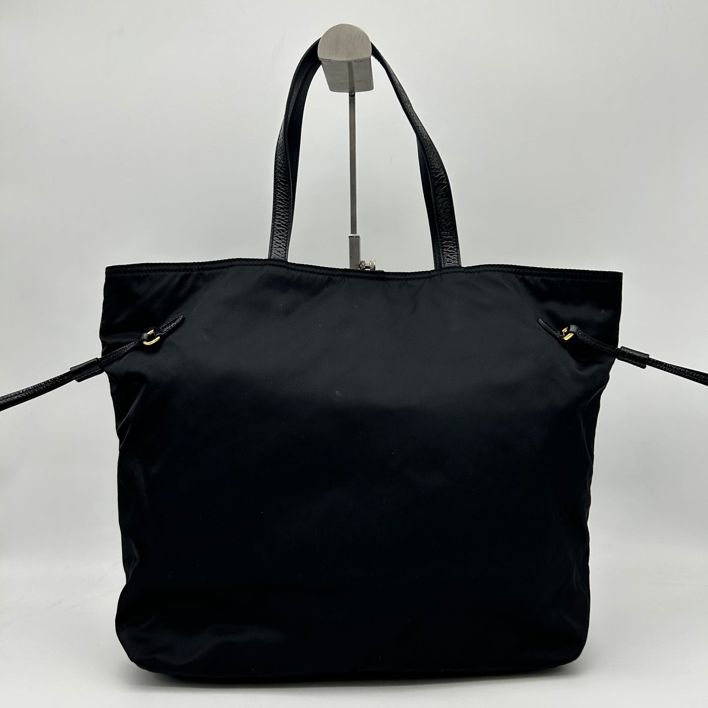 Prada Black Nylon Pocket Tote Handbag [Used]