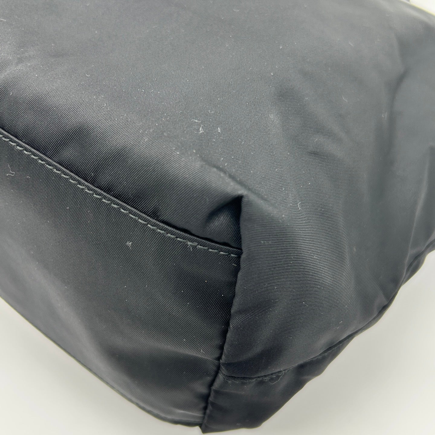 Prada Black Nylon Pocket Tote Handbag [Used]