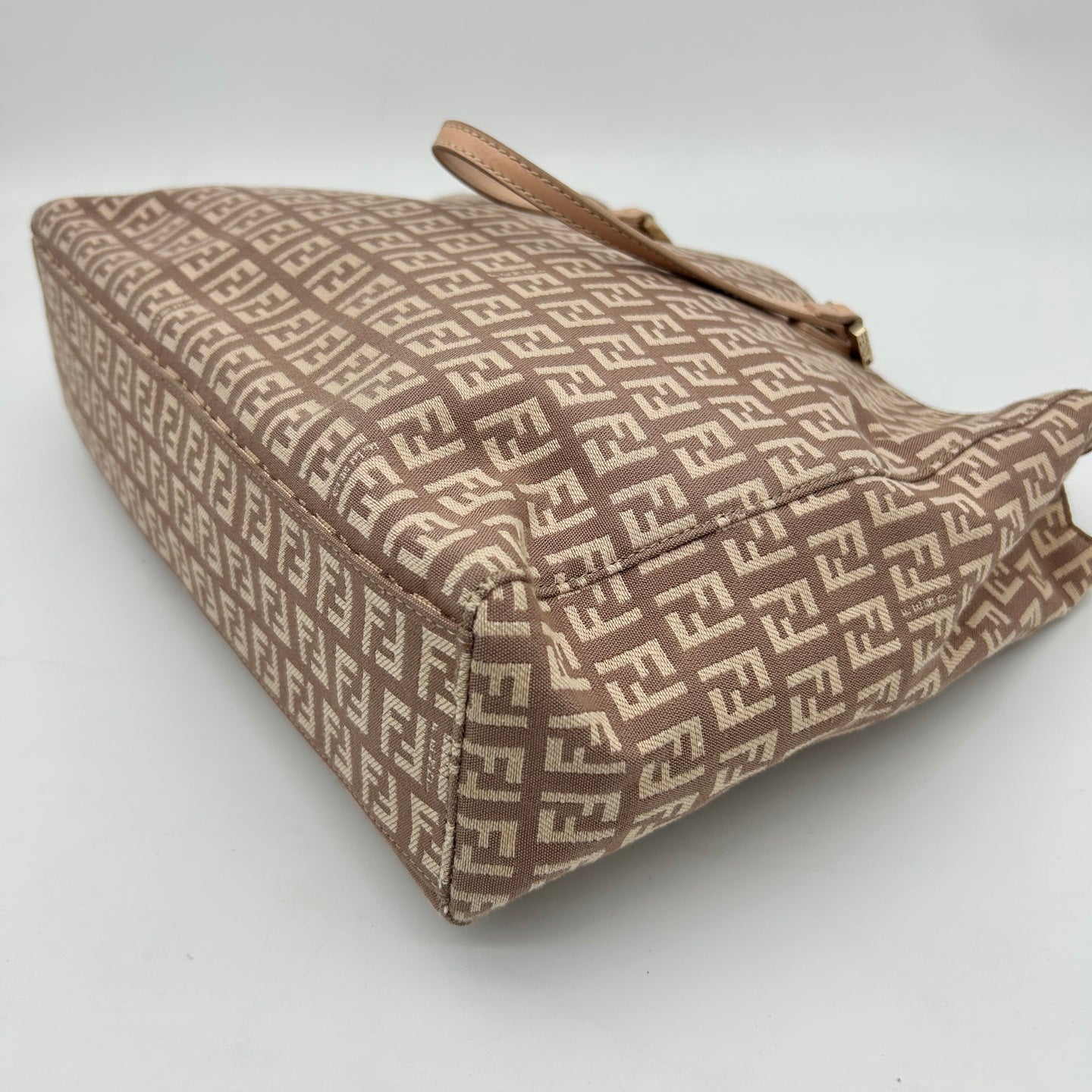 Fendi Pink Zucca Canvas Tote Bag [Used]