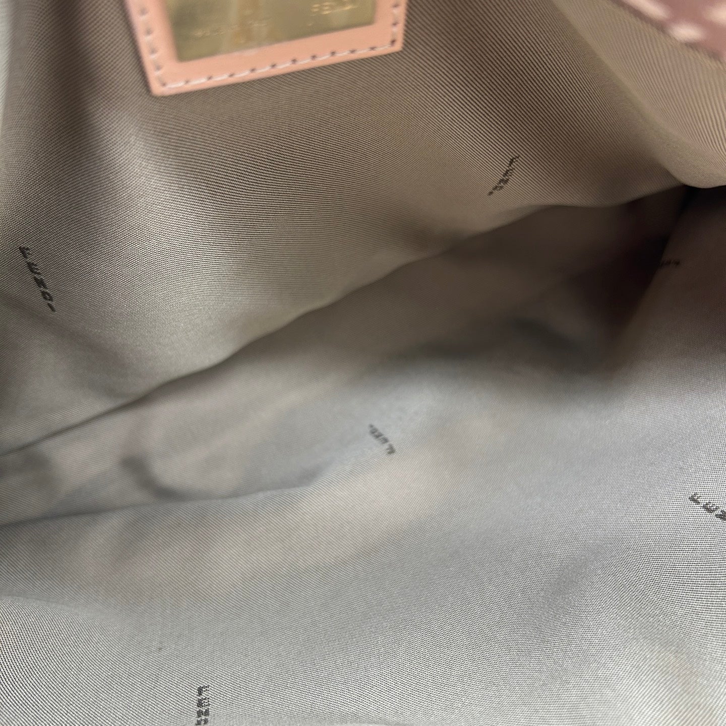 Fendi Pink Zucca Canvas Tote Bag [Used]