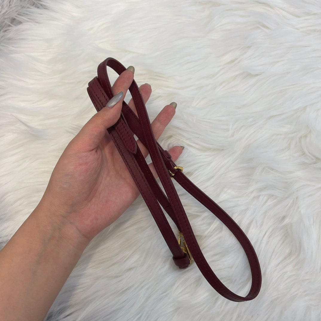 Louis Vuitton Petite Malle Burgundy Monogram Crayon Shinchan Limited Edition Box Bag 18 cm [Used]