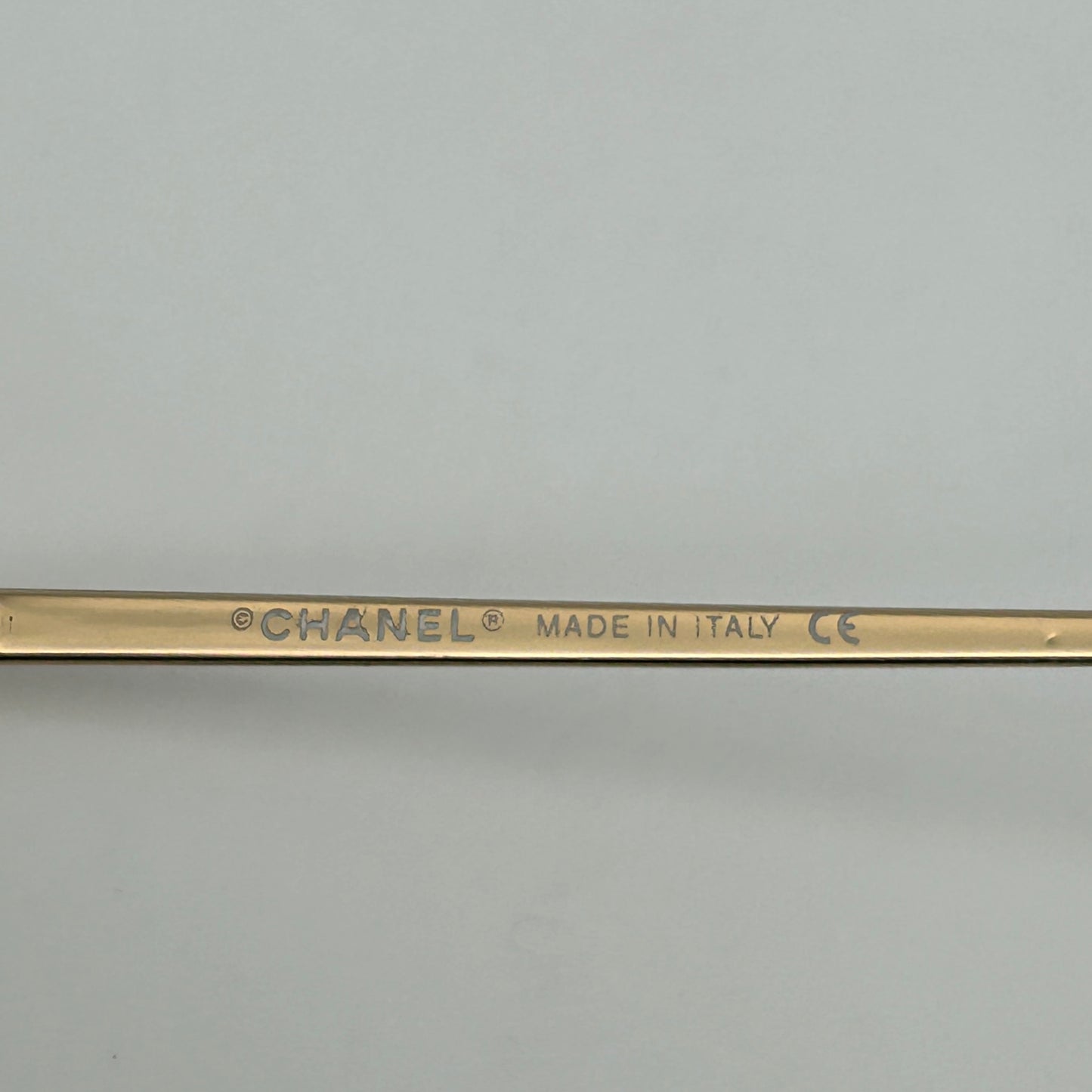 Chanel Rimless Crystal Sunglasses Brown [Used]