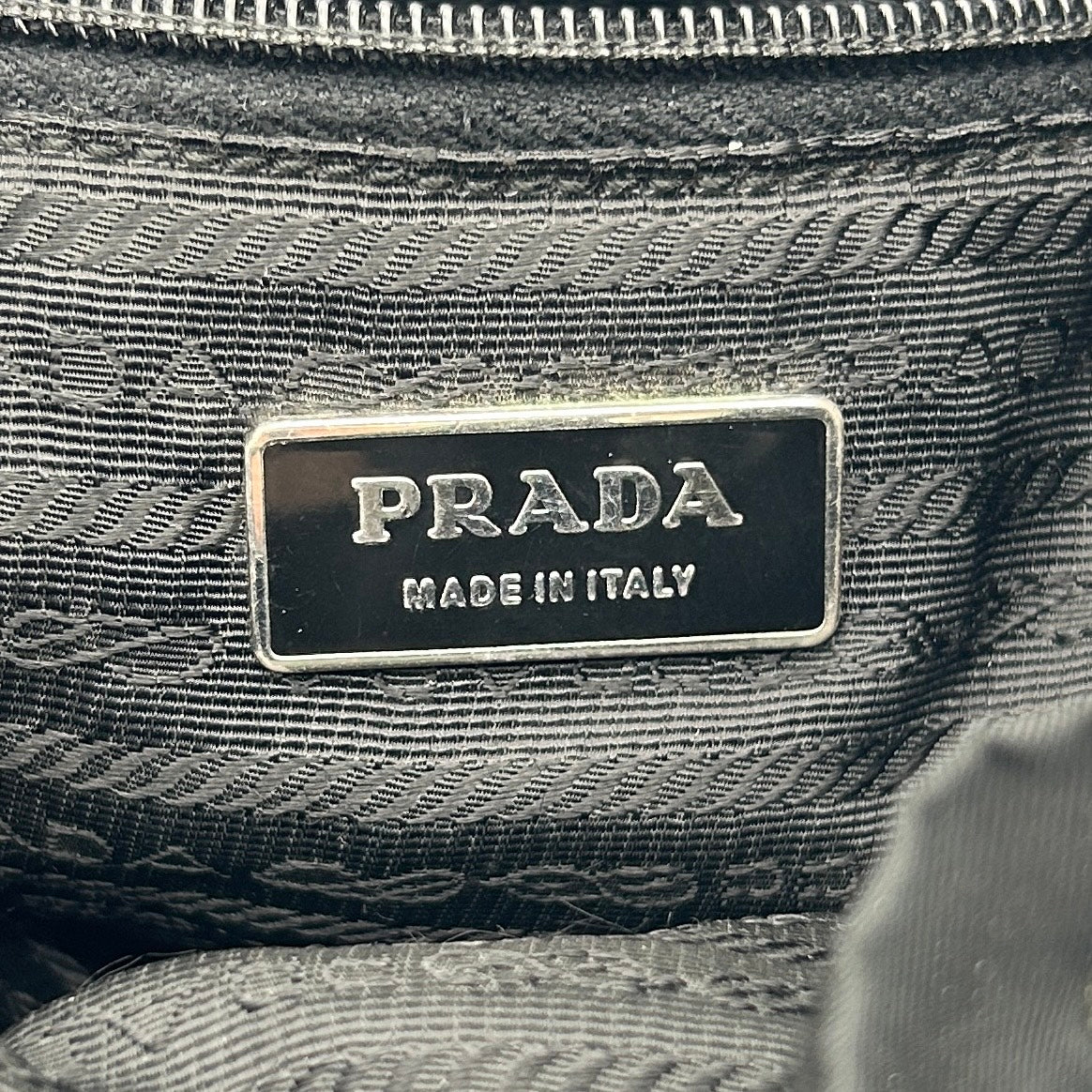 Prada Black Nylon Backpack Small Silver Hardware [Used]