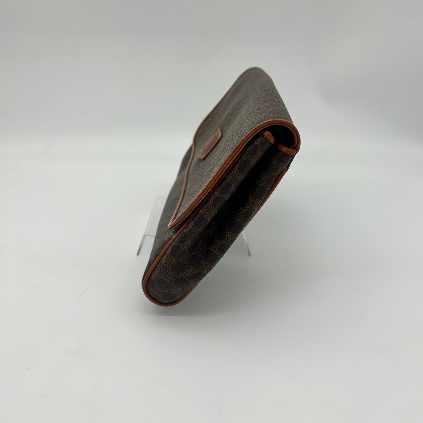 Celine Macadam Brown Clutch Bag [Used]