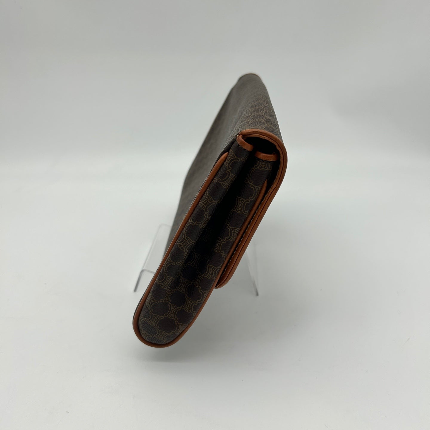 Celine Macadam Brown Clutch Bag [Used]